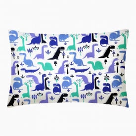 Евро наволочка Cosas BLUE DINO Ранфорс 50х70 см