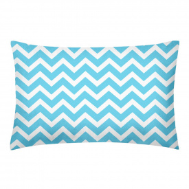 Евро наволочка Cosas BLUE ZIGZAG Ранфорс 50х70 см Голубой