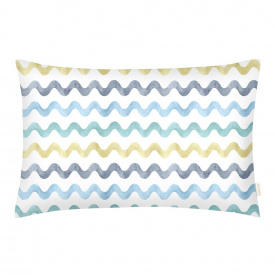 Евро наволочка Cosas COLOR WAVE Ранфорс 50х70 см Голубой