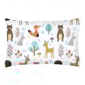 Детская наволочка Cosas COLORFUL ANIMALS 40х60 см Бежевый