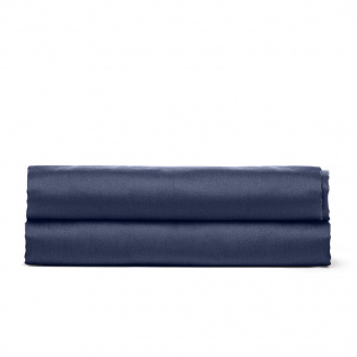 Евро простыня Cosas DARK BLUE SATIN 220х240 см Синий