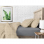 Полутораспальный комплект Cosas BEIGE GEOMETRY CS1 Ранфорс 160х220 см Бежевый/Серый Гуляйполе