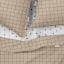 Семейная постель с простыней на резинке BEIGE GEOMETRY CS10 Cosas Бежевый 2х160х220 см Орехов