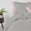 Евро наволочка Cosas GREY GEOMETRY Ранфорс 50х70 см Серый Калуш