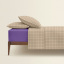 Полуторная постель с простыней на резинке BEIGE GEOMETRY CS3 Cosas Бежевый 160х220 см Кушугум