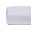 Набор простыни на резинке Cosas WHITE/GREY Ранфорс 90х200х20 см 2 шт Серый/Белый Каменка-Днепровская