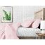Набор простыни на резинке Cosas ROSE DOTS/ GREY STARS Ранфорс 160х200х20 см 2 шт Розовый/Белый Калуш