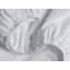 Набор простыни на резинке Cosas WHITE/GREY Ранфорс 160х200х20 см 2 шт Серый/Белый Кам'янка-Дніпровська
