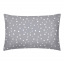 Семейная постель с простыней на резинке Grey Stars CS6 Cosas серый 2х160х220 см Гуляйполе