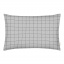 Семейная постель с простыней на резинке GREY GEOMETRY CS7 Cosas серый 2х160х220 см Косів