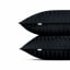 Евро постель сатин с простыней на резинке ONYX CS1 Cosas черный 200х220 см Камінь-Каширський