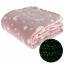 Плед детский светящийся в темноте RIAS 180х160 см Pink (3_01472) Київ