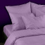 Двуспальная постель сатин с простыней на резинке LAVENDER Cosas Лаванда 180х220 см Енергодар