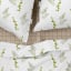 Полуторная постель с простыней на резинке GREEN FOLIAGE Cosas Зеленый 160х220 см Хмельник