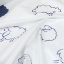 Простынь на резинке в детскую кроватку 60х120 см SHEEP BLACK WHITE Cosas Петрове