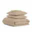 Евро постельное белье BEIGE GEOMETRY CS5 Cosas Бежевый 200х220 см Киев