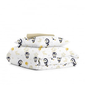 Детское постельное белье Penguins CS1 Cosas Белый 110х140 см