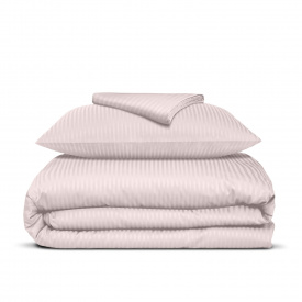 Подростковая постель сатин с простыней на резинке SAND CS1 Cosas песочный 160х220 см