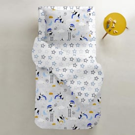 Простынь полутораспальная Cosas STARS CS3 Ранфорс 155х240 см Синий