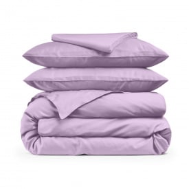 Евро постельное белье сатин LAVENDER Cosas Лаванда 200х220 см