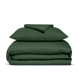 Подростковое постельное белье сатин FOREST Cosas Зеленый 160х220 см