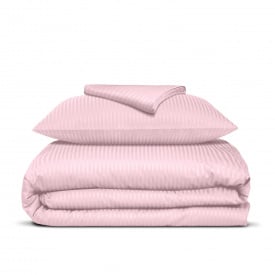 Детское постельное белье сатин в кроватку FLORAL Cosas Пудра 110х140 см