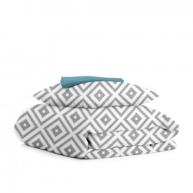 Подростковое постельное белье ORNAMENT CS1 Cosas серый 155х215 см