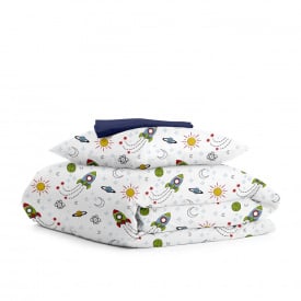 Подростковое постельное белье ROCKETS CS1 Cosas Зеленый 155х215 см