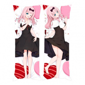 Подушка обнимашка дакимакура Тика Фудзивара Госпожа Кагуя: В любви как на войне v6 120x40см (21645) Bioworld