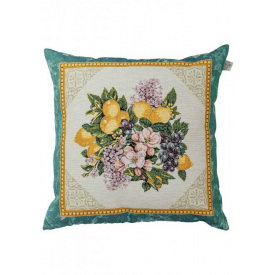 Подушка декоративная Прованс Verna Фрукты и лимоны 45х45 см Разноцветный (6806)