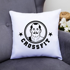 Подушка декоративная с принтом "Crossfit 3" Push IT Белый Кавун П000641
