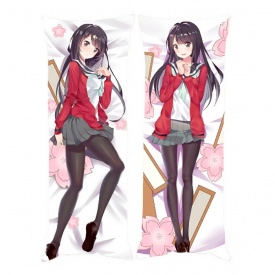 Подушка обнимашка дакимакура Нанако Юкисиро Девушка-сэнрю 120x40см (21675) Bioworld