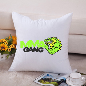 Подушка декоративная с принтом "MMA Gang Крокодил" Push IT Белый Кавун П000661