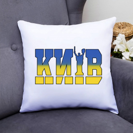 Подушка декоративная с принтом "Киев" Push IT Белый Кавун П000555