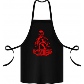Фартук с принтом Арбуз Boxing 68 см Черный