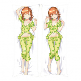 Подушка обнимашка дакимакура Микото Мисака Некий научный Рейлган v9 120x40см (22387) Bioworld