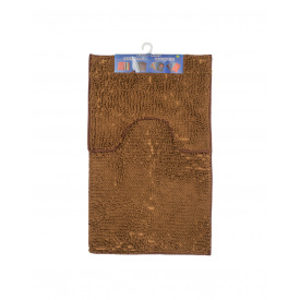 Набор ковриков для ванной комнаты Kornel 50х80/40х50 см 2 шт Коричневый