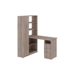 Стіл письмовий Verno (130х94х75/162 см, трюфель) Краматорськ