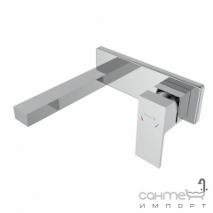 Смеситель для раковины скрытого монтажа Imprese Karlov f03507601AC хром, излив 18 см Киев
