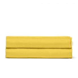 Простынь полутораспальная Cosas SUMMER Ранфорс 155х240 см Желтый