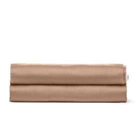 Простыня полутораспальная Cosas RUM Ранфорс 155х240 см Коричневый