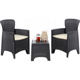 Набор садовой мебели Garden Line Reno Black