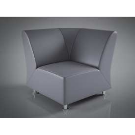 Угол Челендж Sentenzo 840x840xН850мм серый