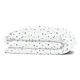 Двуспальный пододеяльник Cosas COLOR BLOTS Ранфорс 180х220 см Белый