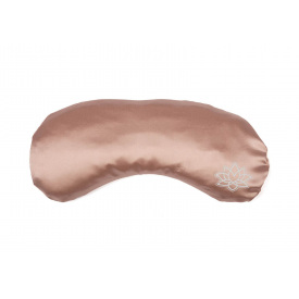 Шелковая подушка для глаз Bodhi с лавандой розовая 24*11 см