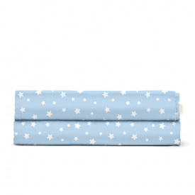 Детская простыня 110х160 см LIGHT BLUE STARFALL CS1 Cosas