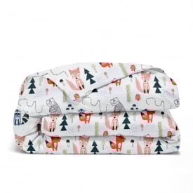 Пододеяльник детский 110х140 см ANIMALS CS1 Cosas розовый
