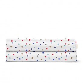 Простыня полуторная 155х240 см COLOR BLOTS CS2 Cosas красный