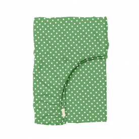 Простынь на резинке 80х160 см GREEN DOTS Cosas Зеленый