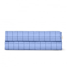 Простыня полуторная 155х240 см BLUE GEOMETRY Cosas голубой